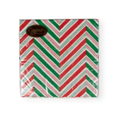 Candy Cane Stripes Paper Luncheon Napkins - 20 Per Package