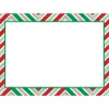 Candy Cane Stripes Self-Adhesive Labels - 12 Per Package