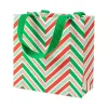 Candy Cane Stripes Small Square Gift Bag - 1 Each