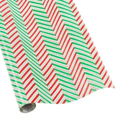 Candy Cane Stripes White Gift Wrapping Paper - 30" x 8' Roll