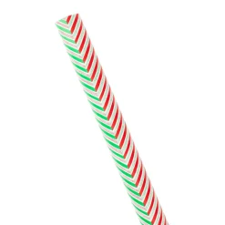 Candy Cane Stripes White Gift Wrapping Paper - 30" x 8' Roll