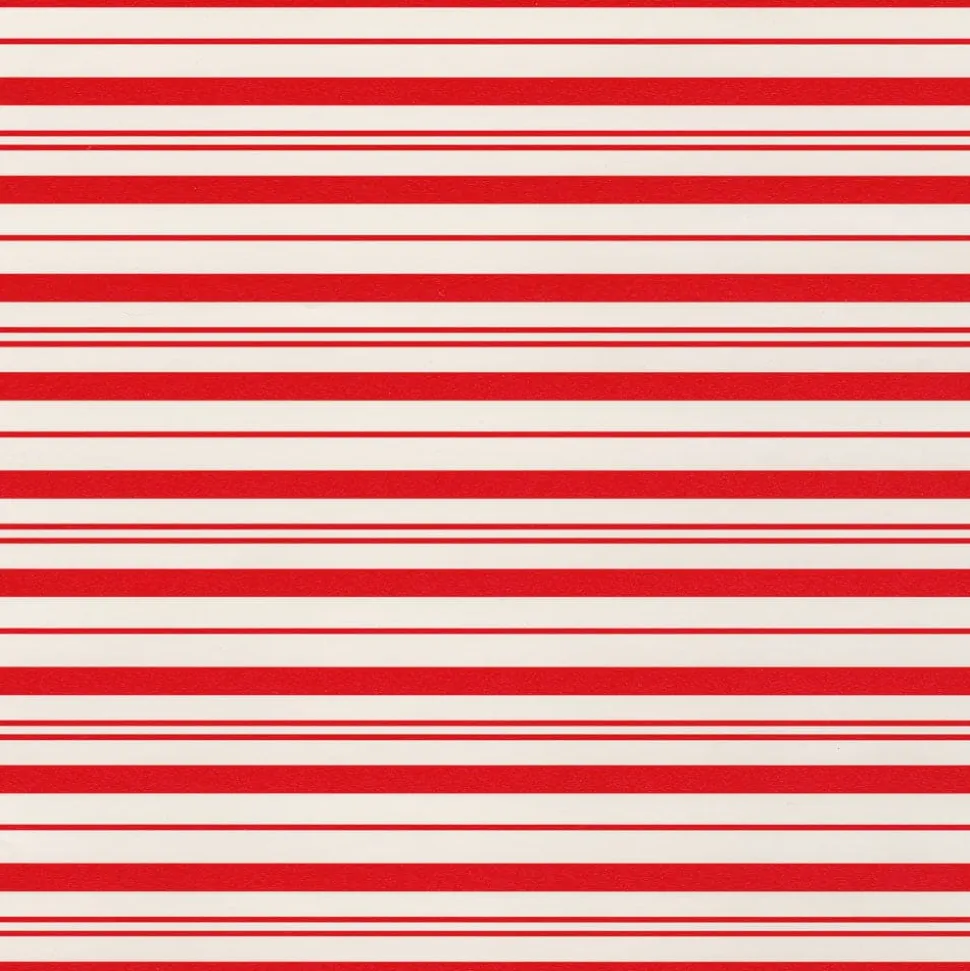 Candy Stripe Red & White Roll Wrap - includes 1 Roll