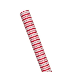 Candy Stripe Red & White Roll Wrap - includes 1 Roll