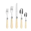 Capdeco Diana Pearl Stainless Steel 5-Piece Flatware Set