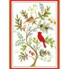Cardinals And Twining Branch Small Boxed Christmas Cards - includes 15 cards & envelopes