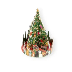 Caroling Pets Christmas Tree Cmas Advents 3-D/Die-Cut/Stand(App)