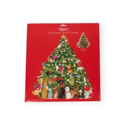 Caroling Pets Christmas Tree Cmas Advents 3-D/Die-Cut/Stand(App)