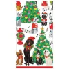 Caroling Pets Paper Guest Towel Napkins - 15 Per Package