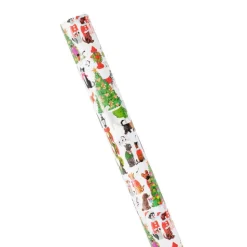 Caroling Pets Wrapping Paper - 30