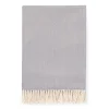 Celine Herringbone Throw in Lilac