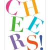 Cheers Enclosure Cards - 4 Mini Cards & 4 Envelopes