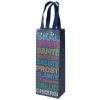 Cheers Salud Prost Wine & Bottle Gift Bag - 1 Each