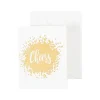 Cheers Script Gold Foil Enclosures 4 Pk Gallery