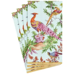 Chelsea Birds Celadon Guest Towel - package of 15