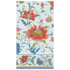 Chinese Ceramic Paper Guest Towel Napkins in White - 15 Per Package