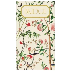 Chinese Wallpaper Bridge Score Pad in Blue - 1 Each