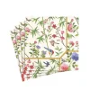 Chinese Wallpaper Paper Cocktail Napkins in Cream - 20 Per Package