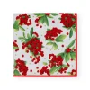 Christmas Berry Paper Luncheon Napkins in Red - 20 Per Package