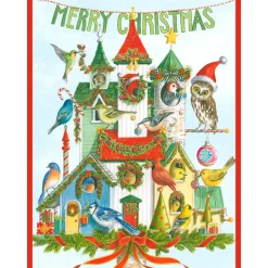 Christmas Birdhouse Classic Boxed Christmas Cards - includes 15 cards & envelopes