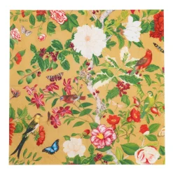Christmas Chinoiserie Gold Luncheon Napkins - includes 20 Luncheon Napkins