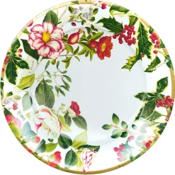 Christmas Chinoiserie Paper Dinner Plates - includes 8 Paper Dinner Plates