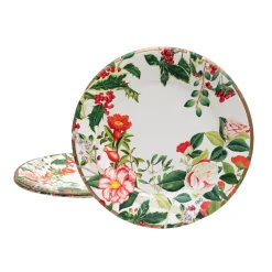 Christmas Chinoiserie Paper Dinner Plates - includes 8 Paper Dinner Plates