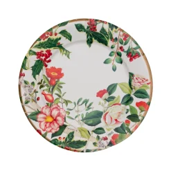 Christmas Chinoiserie Paper Dinner Plates - includes 8 Paper Dinner Plates