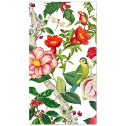Christmas Chinoiserie White Guest Towels - includes 15 Guest Towels
