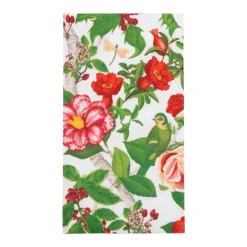 Christmas Chinoiserie White Guest Towels - includes 15 Guest Towels