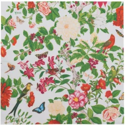 Christmas Chinoiserie White Dinner Napkins - includes 20 Dinner Napkins