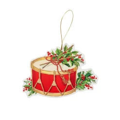 Christmas Concert Decorative Die-Cut Gift Tag - 4 Per Package