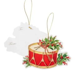 Christmas Concert Decorative Die-Cut Gift Tag - 4 Per Package