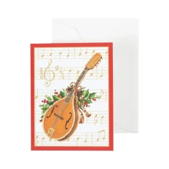 Christmas Concert Gift Enclosure Cards - 4 Mini Cards & 4 Envelopes