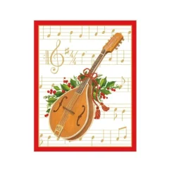 Christmas Concert Gift Enclosure Cards - 4 Mini Cards & 4 Envelopes