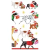 Christmas Delivery Paper Guest Towel Napkins in White - 15 Per Package