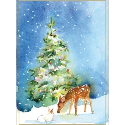 Christmas Fauna Small Boxed Christmas Cards - includes 15 cards & envelopes