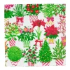 Christmas Flower Market Luncheon Napkins - 20 Per Package