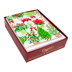 Christmas Flower Market Petite Boxed Christmas Cards - includes 15 cards & envelopes