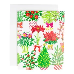 Christmas Flower Market Petite Boxed Christmas Cards - includes 15 cards & envelopes