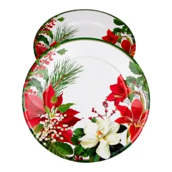 Christmas Garden Dinner Plates - 8 Per Package