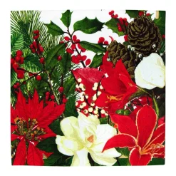 Christmas Garden Luncheon Napkins - 20 Per Package