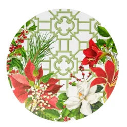 Christmas Garden Paper Placemats - 12 Per Package
