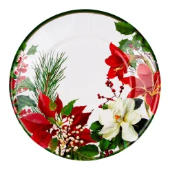 Christmas Garden Salad & Dessert Plates - 8 Per Package