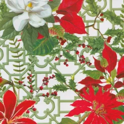 Christmas Garden White Gift Wrap - One 30