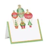 Christmas in the Air Die-Cut Place Cards - 8 Per Package