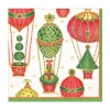 Christmas in the Air Paper Luncheon Napkins - 20 Per Package