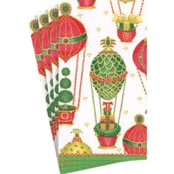 Christmas in the Air Paper Guest Towel Napkins - 15 Per Package