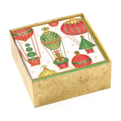 Christmas in the Air Paper Cocktail Napkins - 40 Per Box