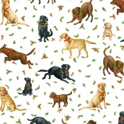 Christmas Labs Gift Wrapping Paper - 30