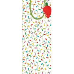 Christmas Lights Wine & Bottle Gift Bag - 1 Each